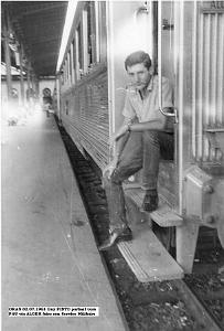 SRVC MLT0 - ORAN - La Gare- Depart de Guy via Alger pour S.M. a Pau- Guy  Pinto  02.07.1961 a